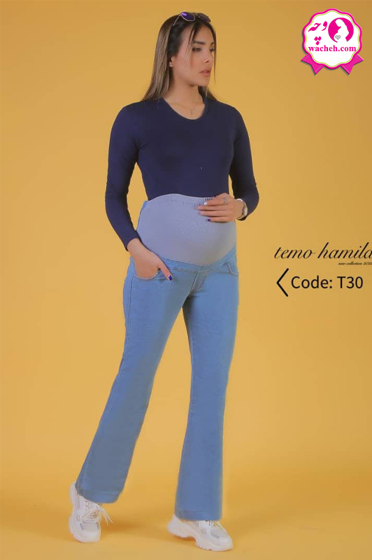 شلوار بارداری جین دمپا ترلان